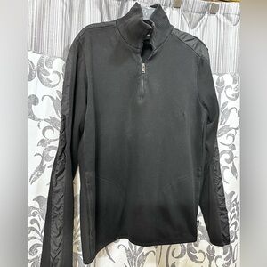 GUC Hugo‎ Boss Black Ribbed Collar Sweater Size L